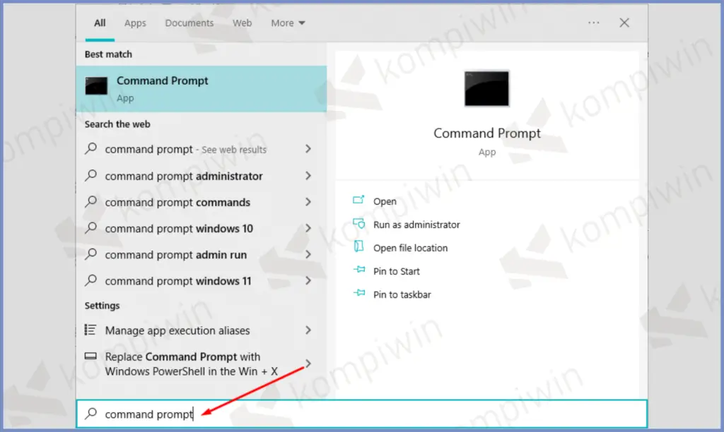 11 Command Prompt - [FIX] Tidak Bisa Ketik di WiFi dan Pencarian pada Windows 10