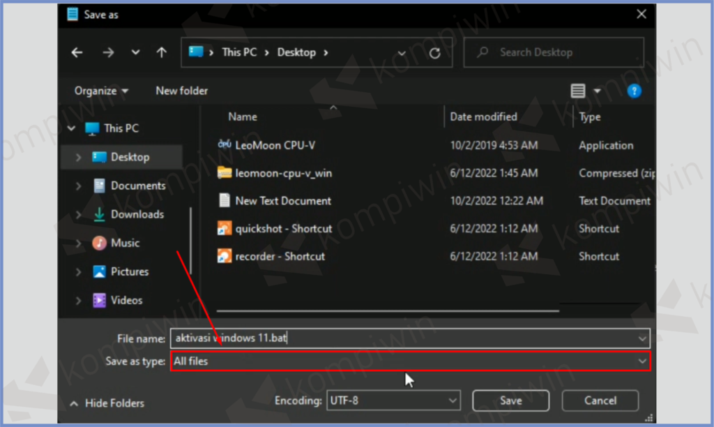 13 Ubah Jadi All Files - Cara Memperbaiki Error Code 0xc004F074 di Windows 11