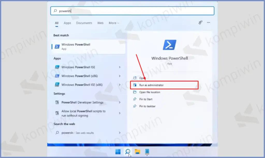 2 Buka Powershell - Cara Mengatasi Windows Defender Tidak Bisa Dibuka di Windows 11