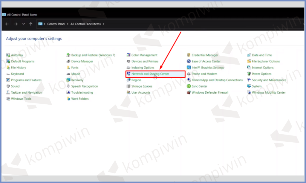 3 Network Internet Sharing - Cara Mengatasi WiFi No Internet di Windows 11