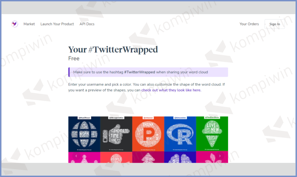 5 Scroll Kebawah - Cara Membuat Twitter Wrapped 2022 dengan Floom App