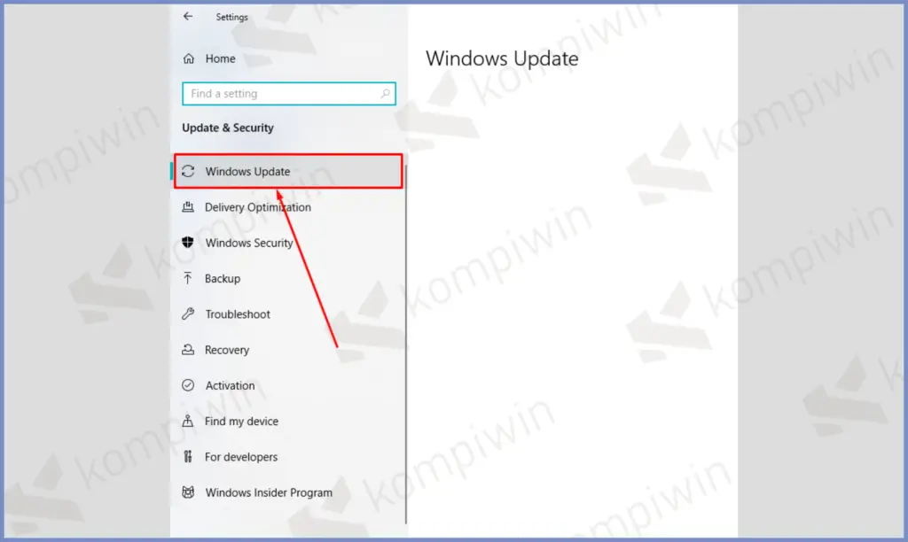 7 Windows Update - [FIX] Tidak Bisa Ketik di WiFi dan Pencarian pada Windows 10