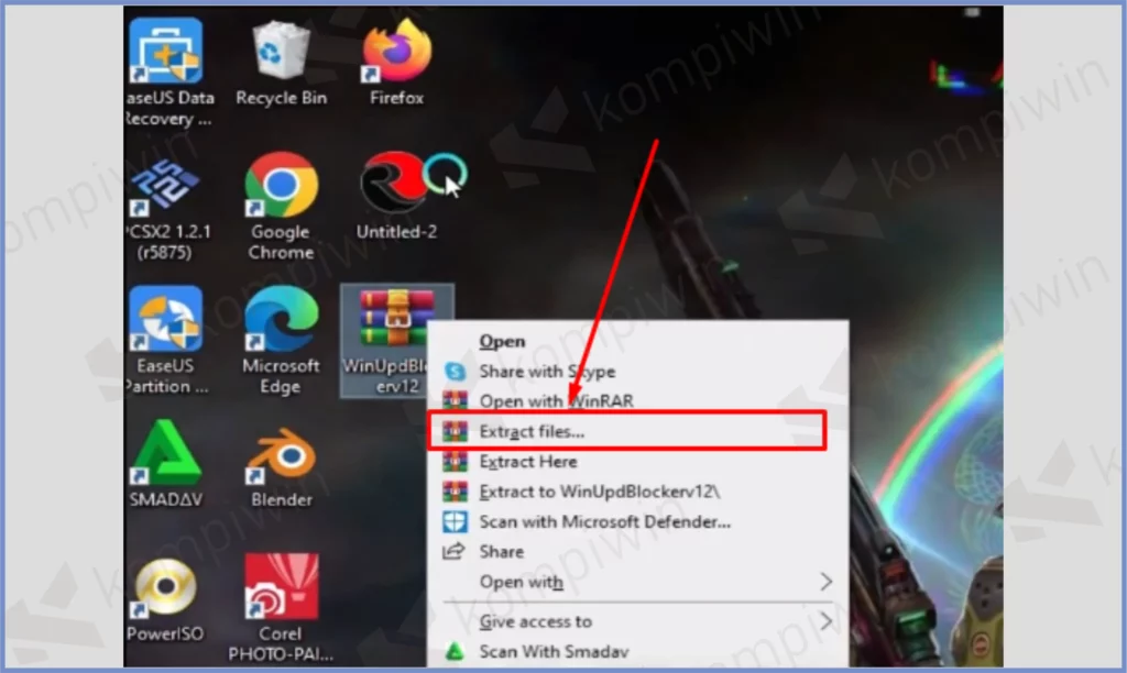 1 Ekstrak Filenya - Cara Mematikan Update Windows 10 Otomatis secara Permanen