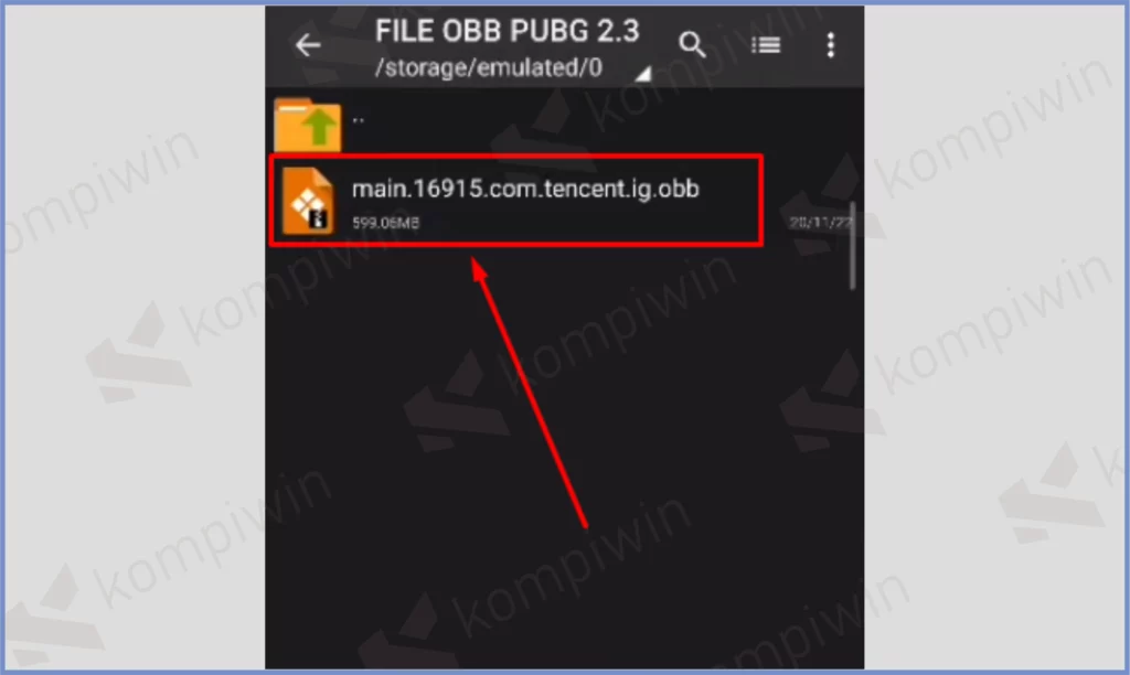 3 Ketuk Tahan File - Cara Mengatasi Error Connecting To The Download Server PUBG Mobile