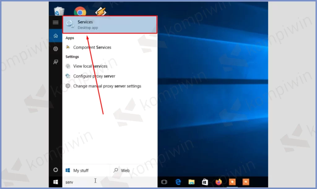 5 Buka Services - Cara Mematikan Update Windows 10 Otomatis secara Permanen
