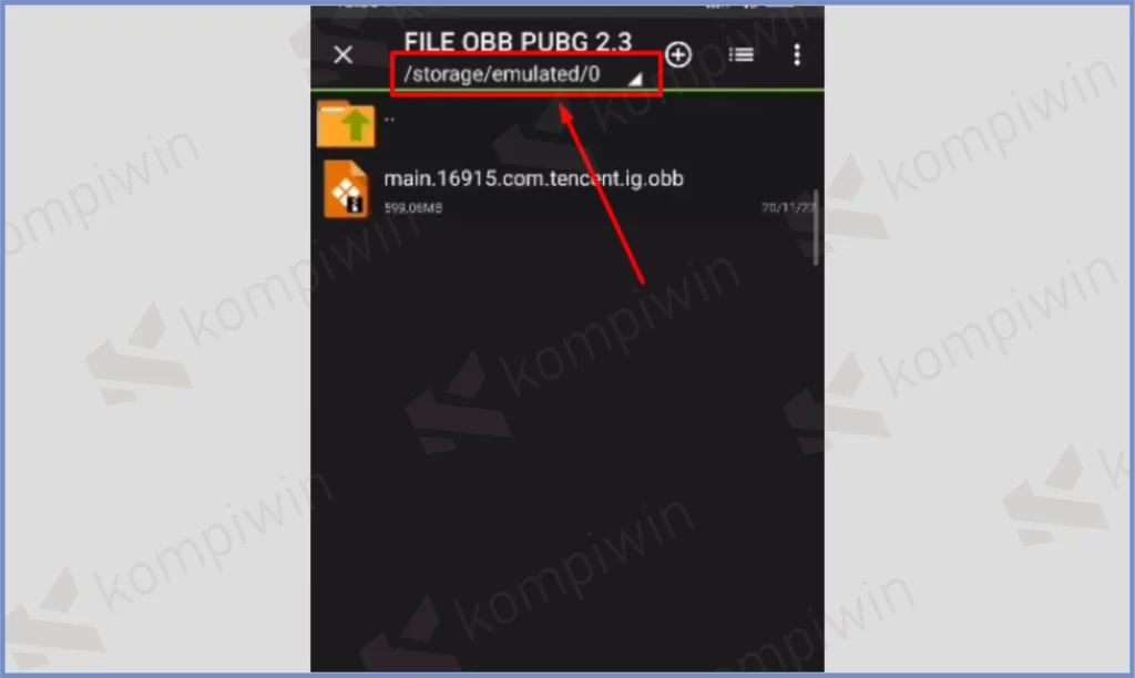 5 Pencet Direktori - Cara Mengatasi Error Connecting To The Download Server PUBG Mobile