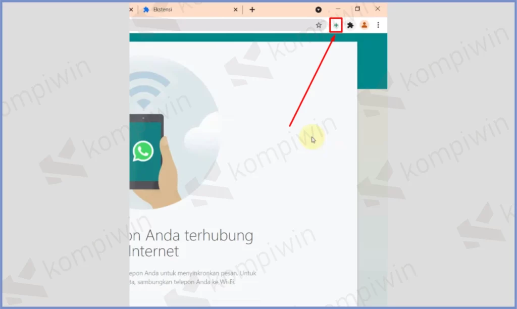 5 Pencet Ekstensi Whatsapp web - Cara Membuat Story WhatsApp di Laptop