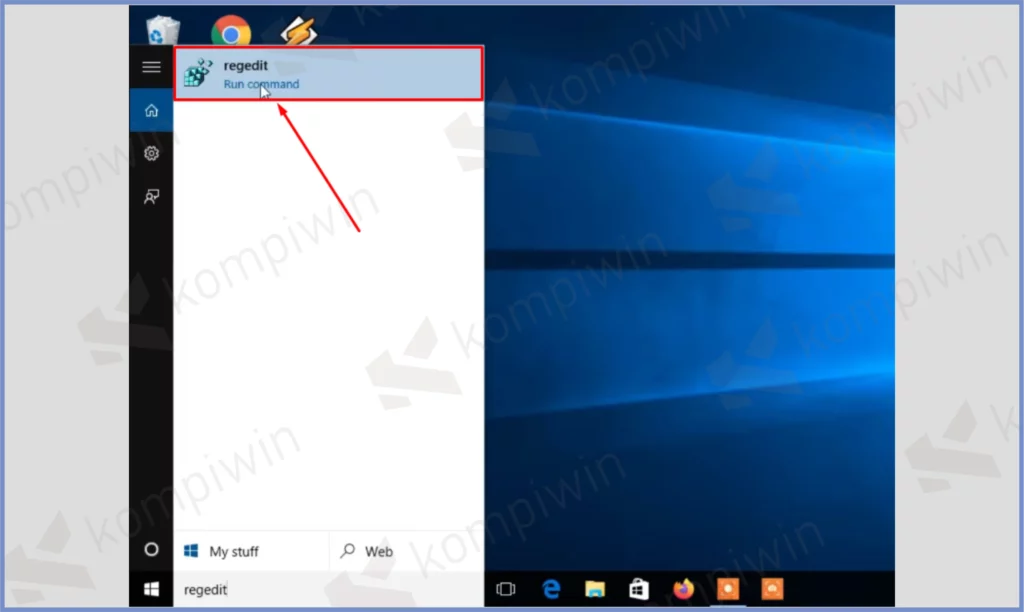 9 Buka Regedit - Cara Mematikan Update Windows 10 Otomatis secara Permanen