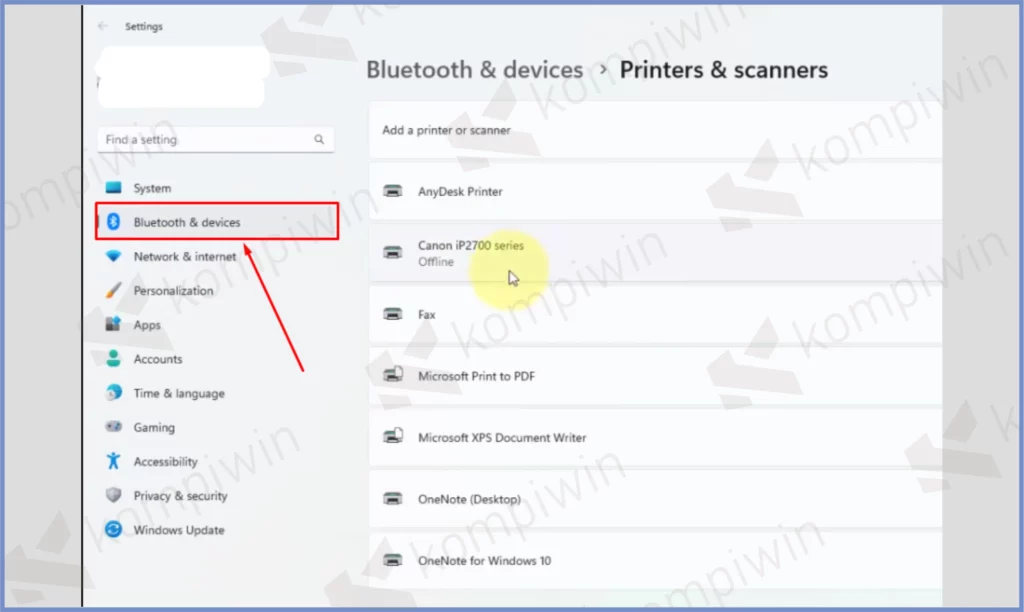 1 Blutooth And Device - Cara Menambah Ukuran Kertas F4 Pada Windows 11