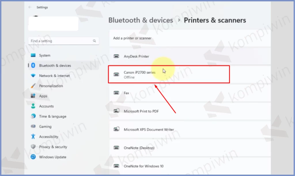 2 Pilih Salah Satu Printer - Cara Menambah Ukuran Kertas F4 Pada Windows 11