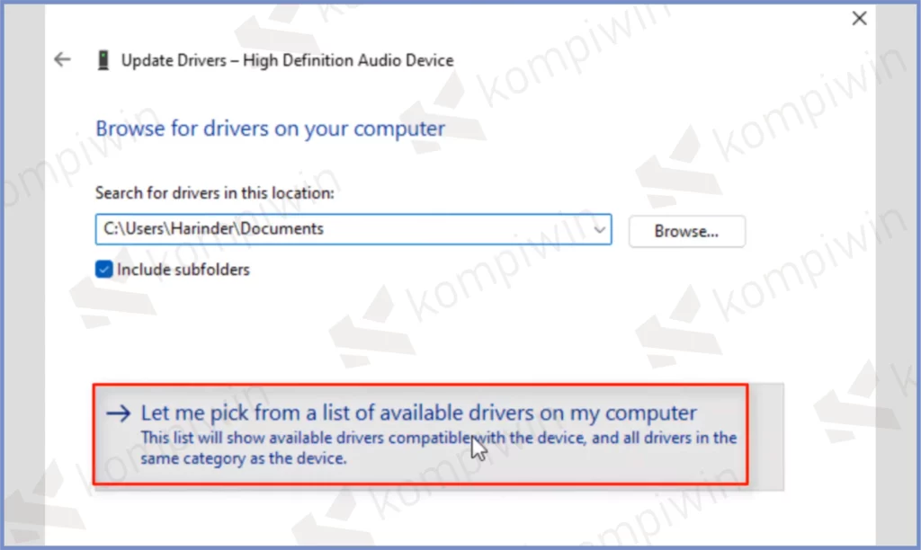 18 Let Me Pick - Cara Mengatasi Headphone Tidak Terdeteksi di Windows 11