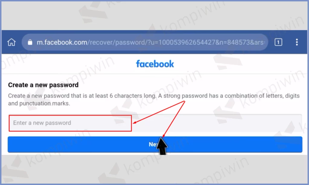 9 Masukkan Password - Cara Mengunci Profil Facebook Biar Aman di FB Biasa dan Lite