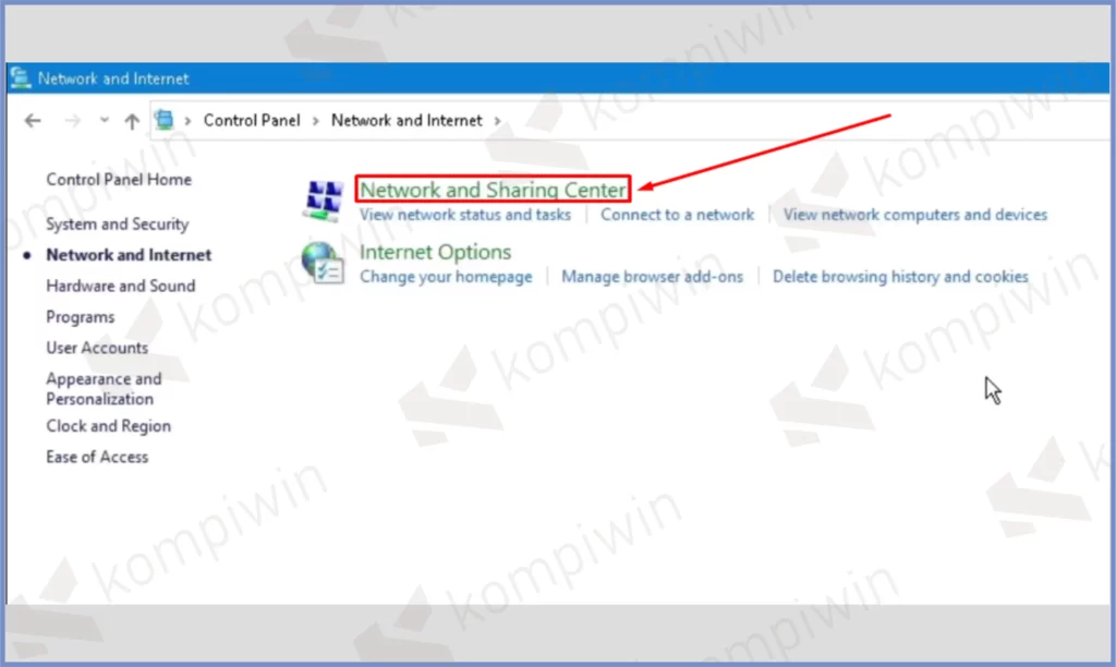 3 Network and Sharing Center - Cara Mengganti IP Address di Windows 10 [LAN dan WiFI]