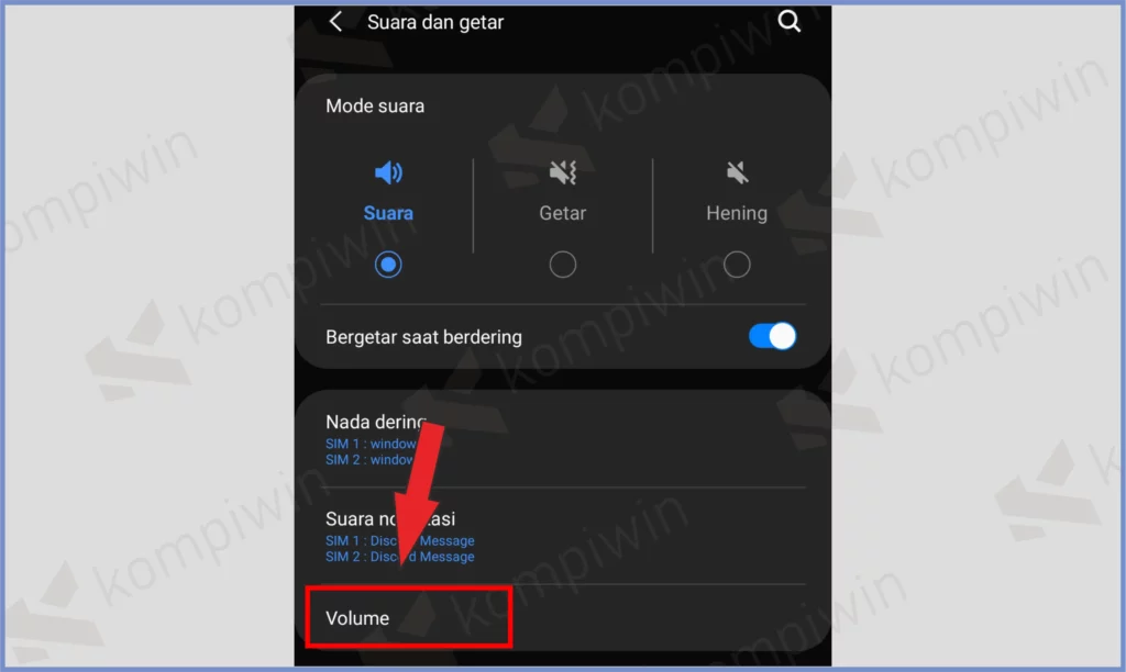 4 Aktifkan Volume - Cara Membuat HP Android Berdering Walau dalam Mode Senyap