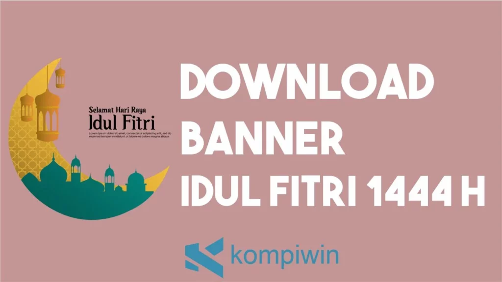 Download Banner Idul Fitri 1444H