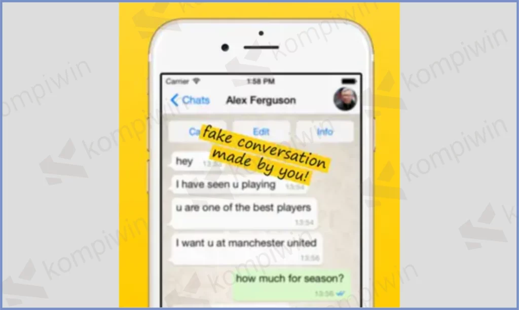 2 Fake Conversation - Aplikasi SMS Palsu untuk Android dan iOS
