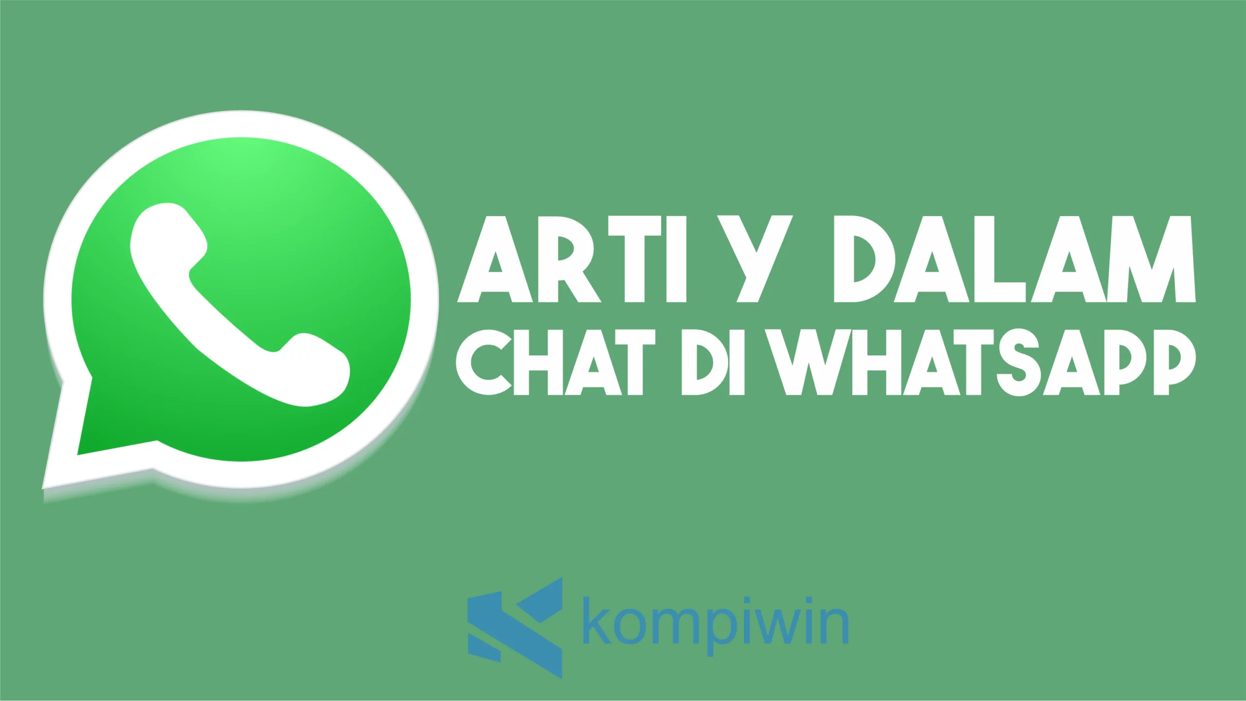 Arti y dalam Chat di WhatsApp