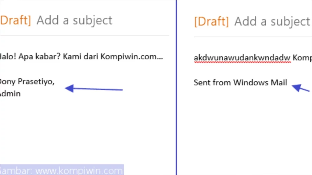 Menghilangkan Tandan Tangan di Mail pada Windows 8.1