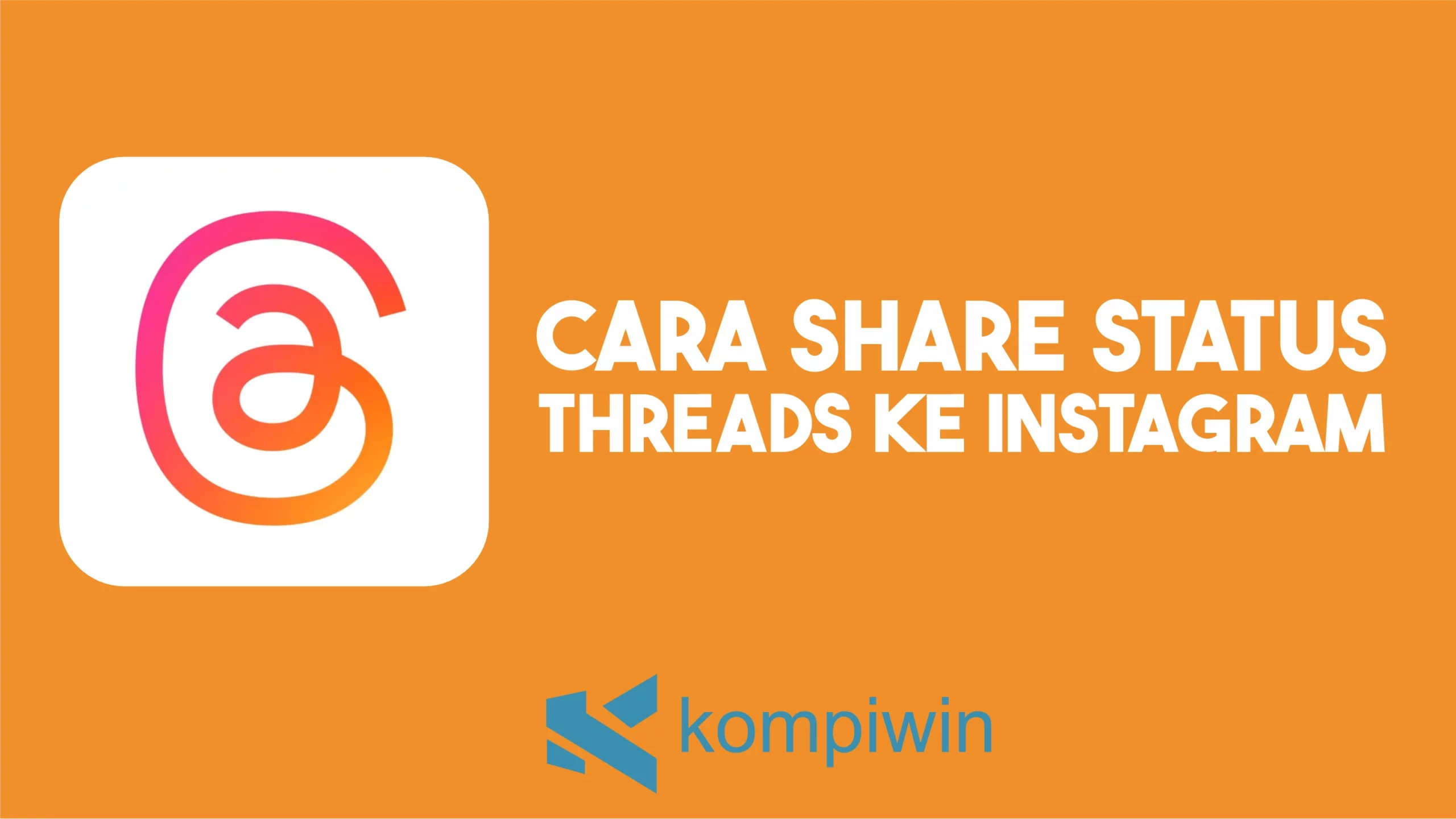 Cara Share Status Threads ke Instagram